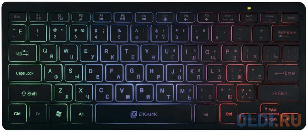 Клавиатура Oklick 300S Black —, цвет прозрачный