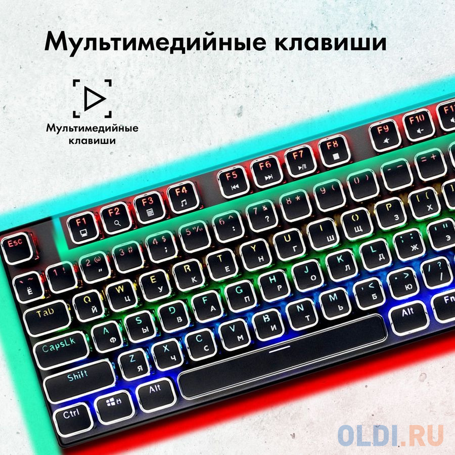 Клавиатура Oklick GMNG 905GK Black USB фото