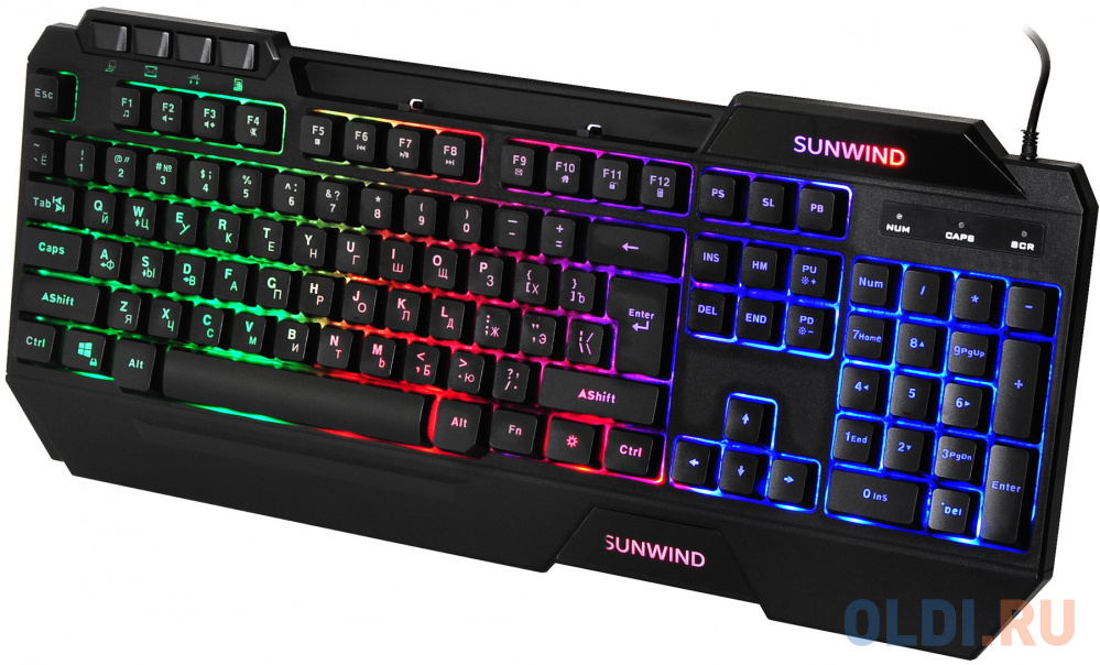 Клавиатура SunWind SW-K515G,  USB, черный [1422373] фото