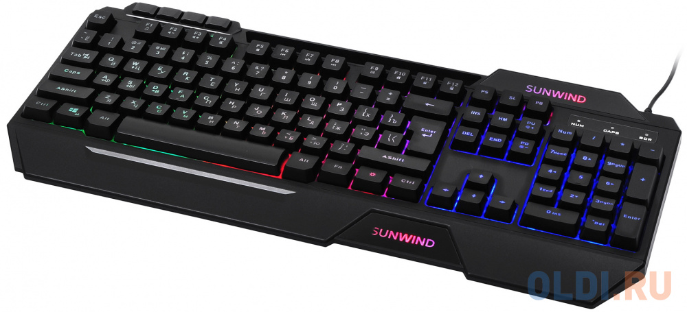 Клавиатура SunWind SW-K515G,  USB, черный [1422373] фото