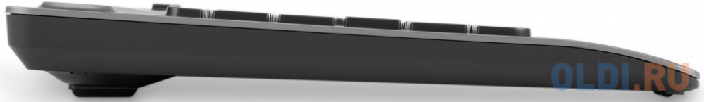Клавиатура Оклик 860S серый/черный USB беспроводная BT/Radio slim Multimedia (подставка для запястий) (1809323) фото