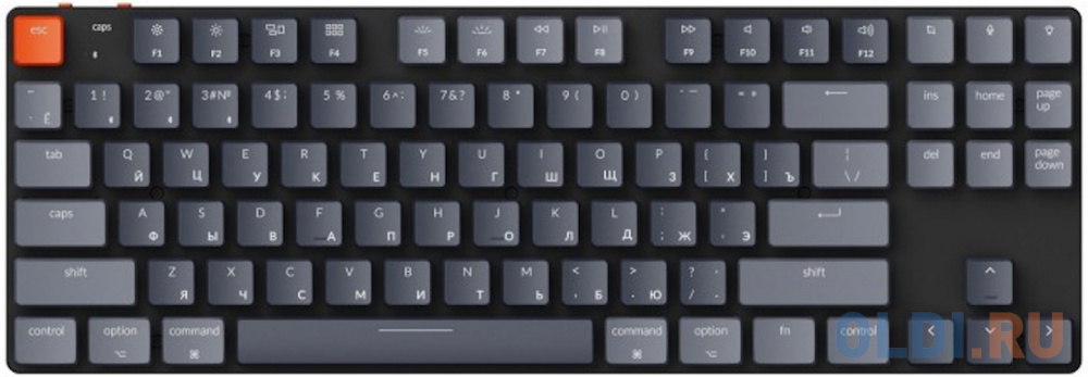 Клавиатура Keychron K1SE Black/Grey Bluetooth, цвет белый