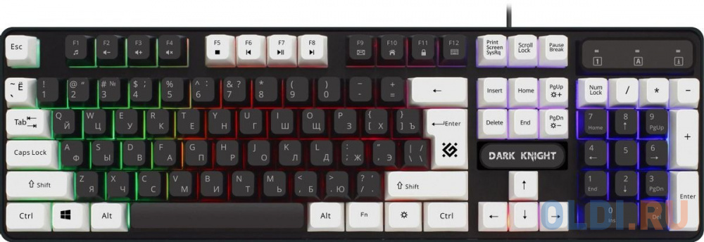 Клавиатура USB GK-077 DARK KNIGHT 45077 DEFENDER