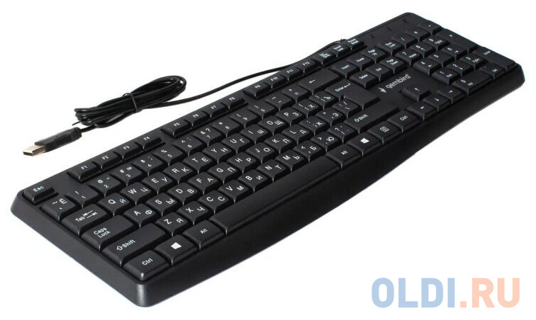 Клавиатура Gembird KB-8410,{USB, черный, 104 клавиши, кабель 1,5м} - фото 3