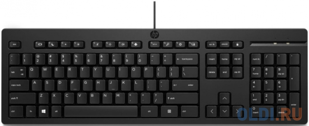 Keyboard HP 125 Wired (black)