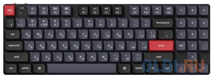 Беспроводная механическая клавиатура QMK Keychron K13 Pro, 90 клавиш, Hot-Swap, Gateron low profile Blue Switch