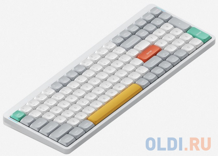 

Беспроводная механическая клавиатура QMK Nuphy AIR96v2 Ionic White (EN), RGB, Hot Swap, Red Switch