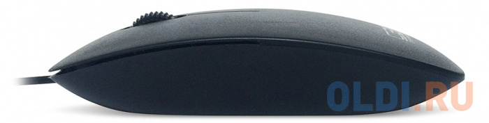 Мышь CBR CM 104 Black, оптика, 1200 dpi, офисн., провод 1.2 метра, USB фото