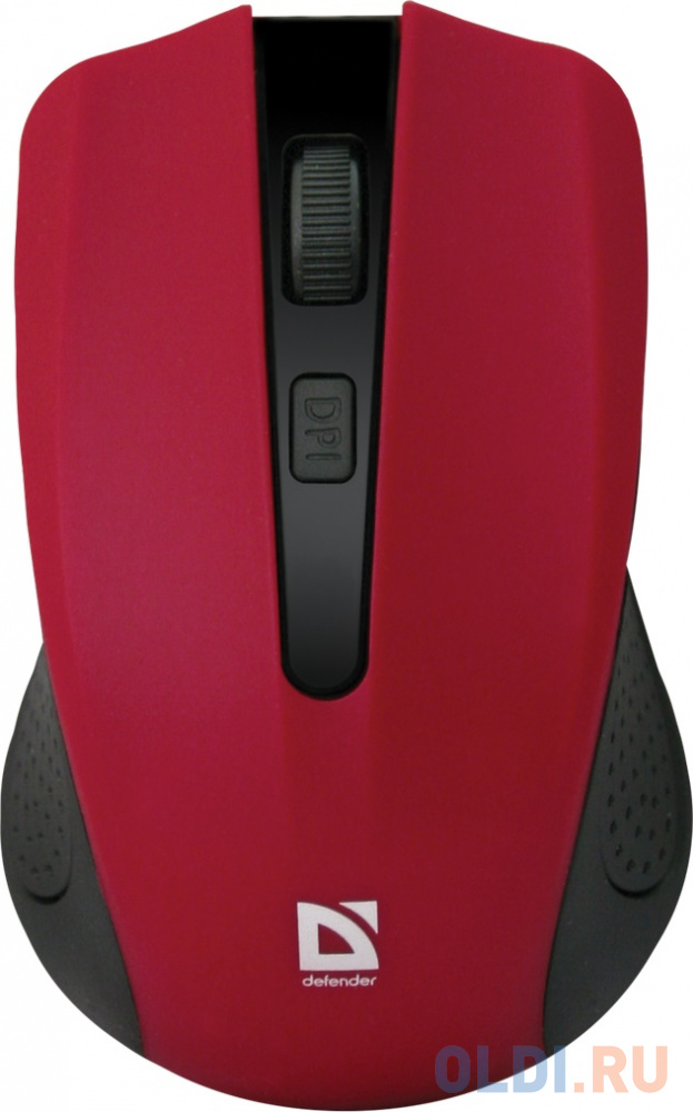 Беспроводная оптическая мышь Defender Accura MM-935 красный,4 кнопки,800-1600 dpi колонки 6w spk 120 65119 defender