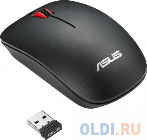 

Мышь беспроводная ASUS WT300 RF черный USB 90XB0450-BMU000