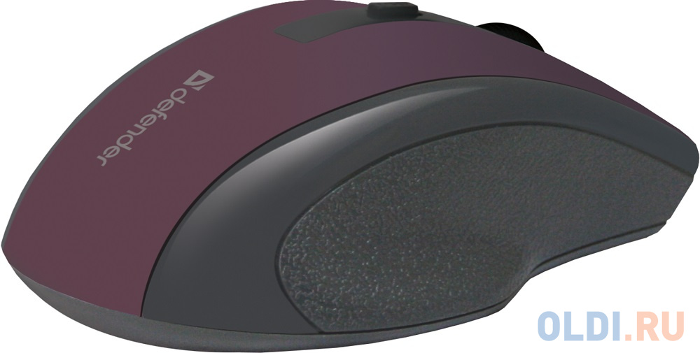 Мышь беспроводная Defender Accura MM-665 Red USB оптическая, 1600 dpi, 5 кнопок + колесо фото
