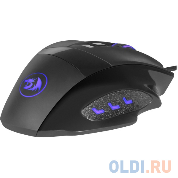 Мышь проводная игровая Redragon Phaser оптика,6кнопок,1000-3200dpi фото