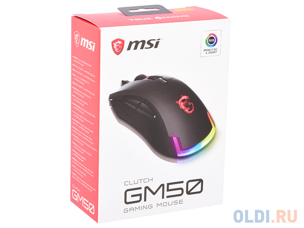 Мышь MSI Clutch GM50 GAMING Mouse - фото 4