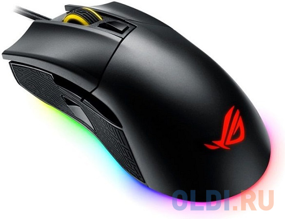Игровая мышь ASUS ROG Gladius II Origin (RGB LED, 6 кнопок, 12000 dpi, black, USB, 90MP00U1-B0UA00)