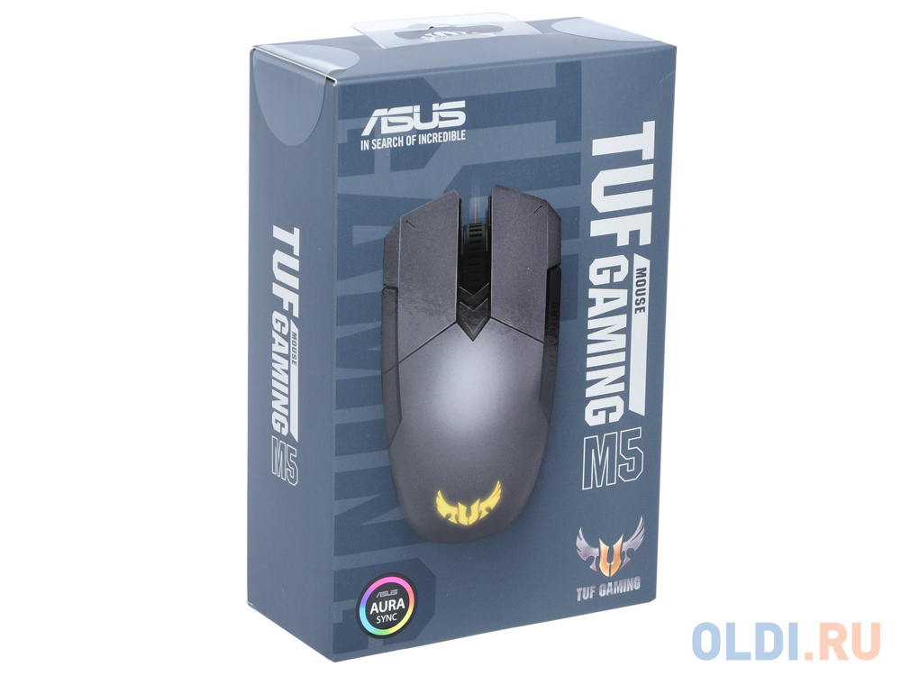 Игровая мышь ASUS TUF Gaming M5 (6 кнопок, 6200 dpi, USB, RGB подсветка, 90MP0140-B0UA00) - фото 8