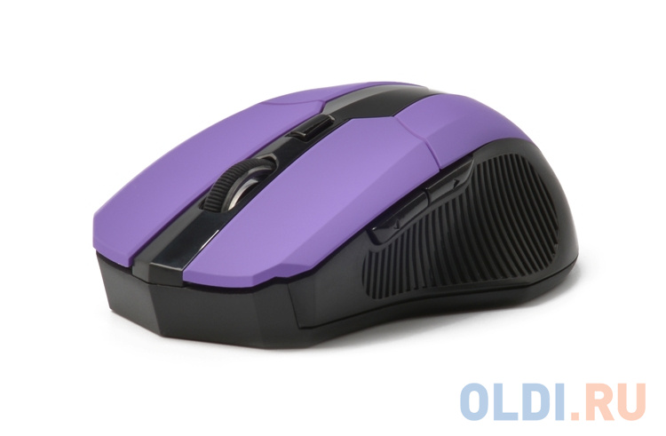 

Мышь беспроводная CBR CM-547 Black/Purple USB(Radio, Черный/фиолетовый