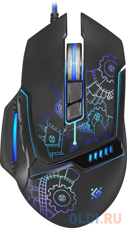 

Мышь игровая Kill'em All GM-480L оптика, USB, 8 кнопок, 3200dpi DEFENDER