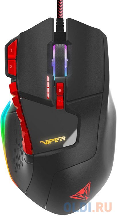 

Patriot Viper V570 Игровая мышь (13 кнопок, 12000 dpi, RGB подсветка, USB)