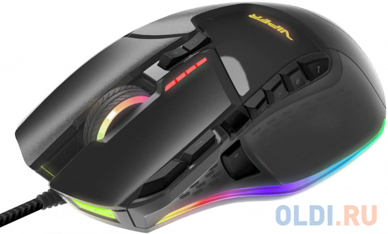 Patriot Viper V570 Blackout Edition Игровая мышь (13 кнопок, 12000 dpi, RGB подсветка, USB) фото