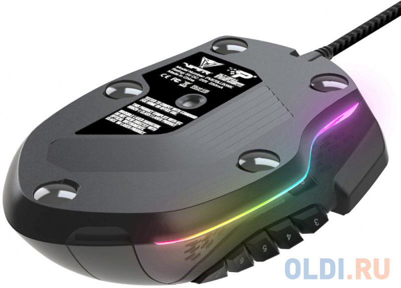 Patriot Viper V570 Blackout Edition Игровая мышь (13 кнопок, 12000 dpi, RGB подсветка, USB) фото