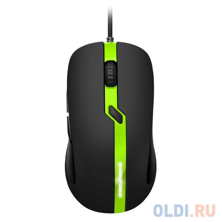 

Мышь проводная Sharkoon SHARK FORCE PRO USB зелёный, Зеленый