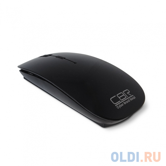 

Мышь CBR CM-700 Black USB оптика, радио 2,4 Ггц 800/1200/1600dpi, глянец, slim-корпус, черная