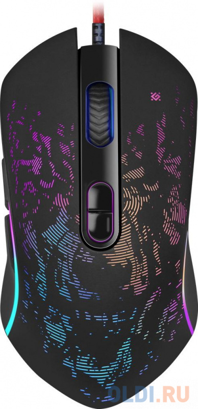 

Мышь проводная игровая Witcher GM-990 RGB,7кнопок,3200dpi DEFENDER
