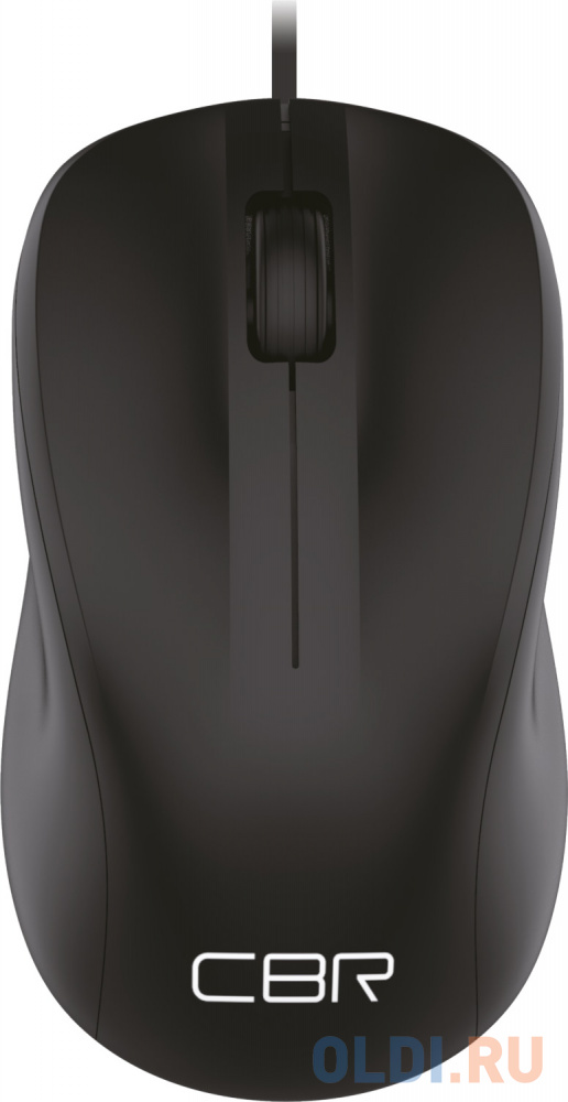 Мышь проводная CBR CM 131, оптическая , USB, 800 dpi, ABS-пластик, 3 кнопки и колесо прокрутки, длина кабеля 2 м, цвет чёрный