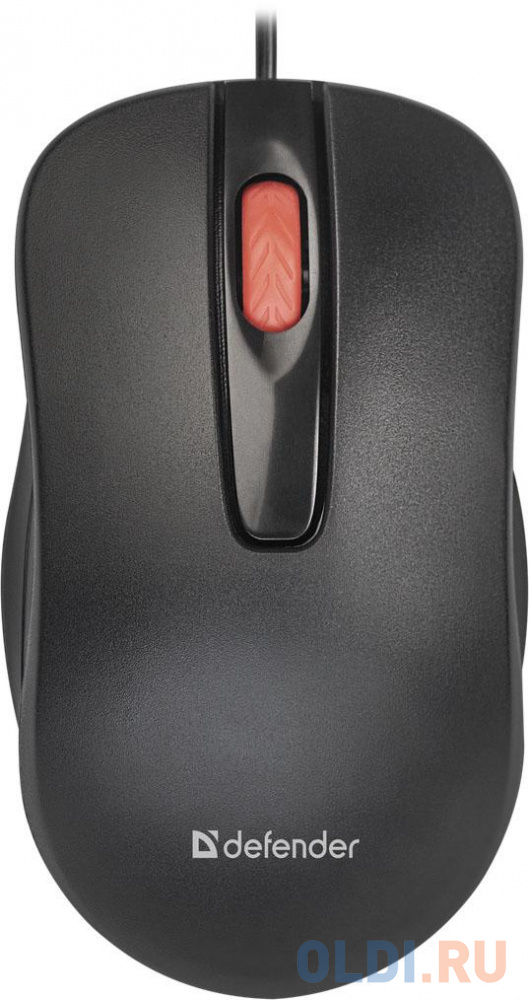 Мышь оптическая Point MM-756 черный, 3 кнопки, USB, 1000 dpi DEFENDER