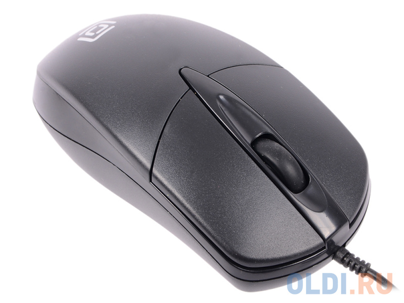 Мышь Oklick 275M черный оптическая (1000dpi) USB (2but) фото