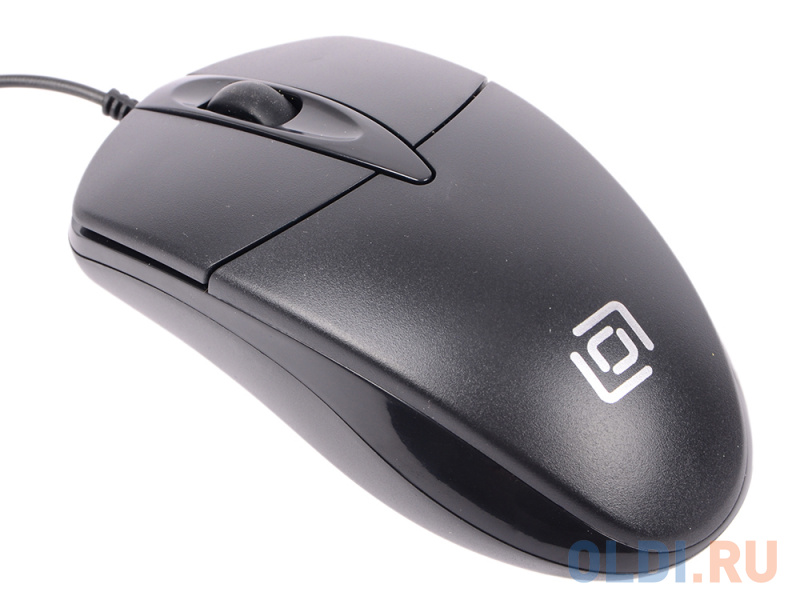 Мышь Oklick 275M черный оптическая (1000dpi) USB (2but) фото
