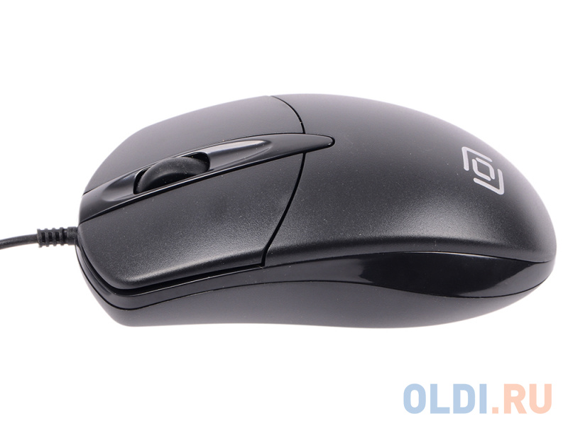 Мышь Oklick 275M черный оптическая (1000dpi) USB (2but) фото