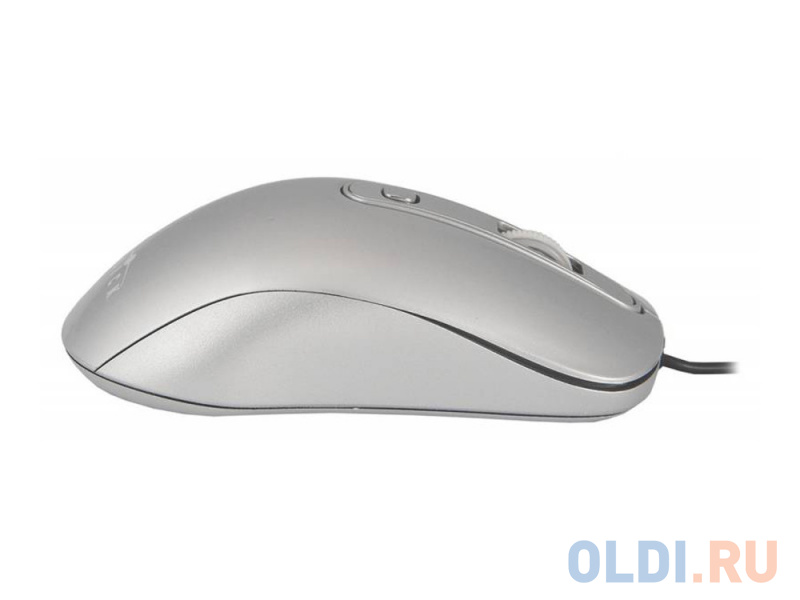 Мышь Oklick 155M silver optical (1600dpi) USB (3but) фото