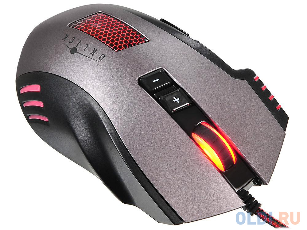 Мышь проводная Oklick 805G V2 Beowulf чёрный USB фото