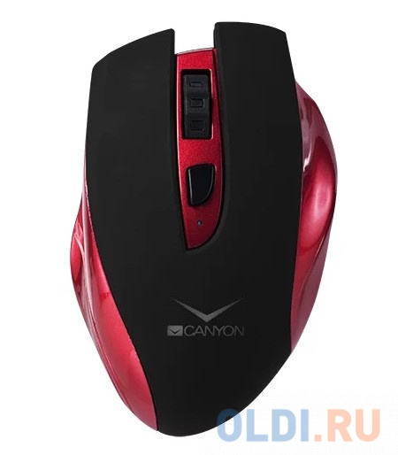 

Мышь беспроводная перезаряжаемая CANYON <CNS-CMSW7R> : dpi 800/1200/1600, до 8 часов беспрерывной работы, черно-красная