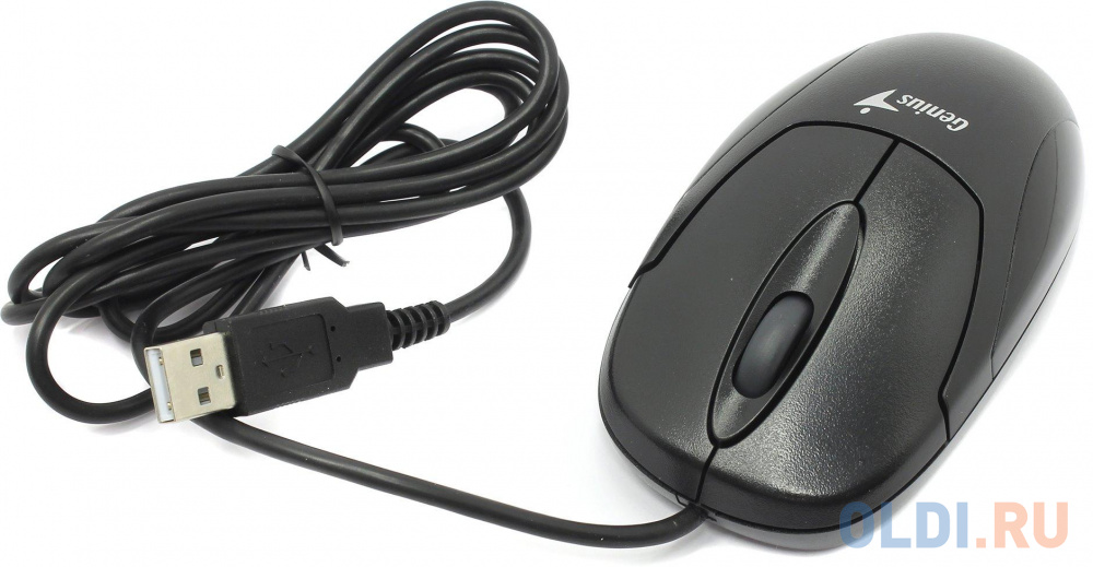 Мышь проводная Genius X-Scroll V3 чёрный USB фото