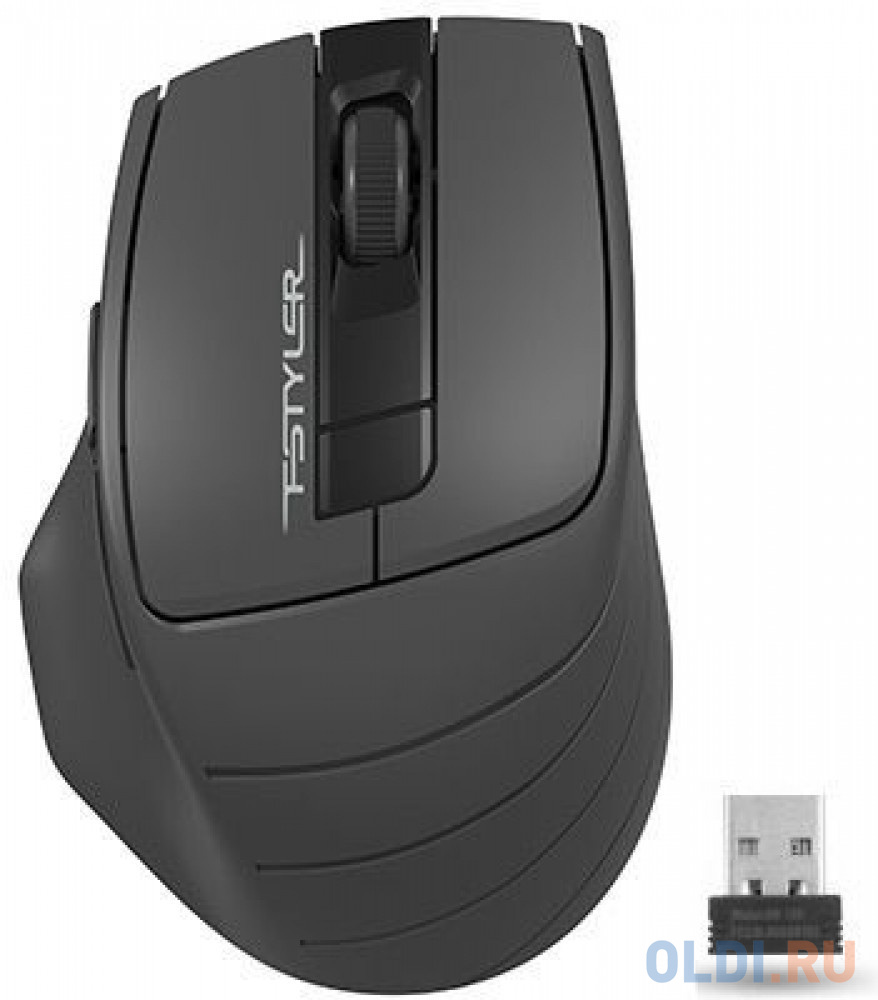 Мышь беспроводная A4TECH Fstyler FG30S серый USB