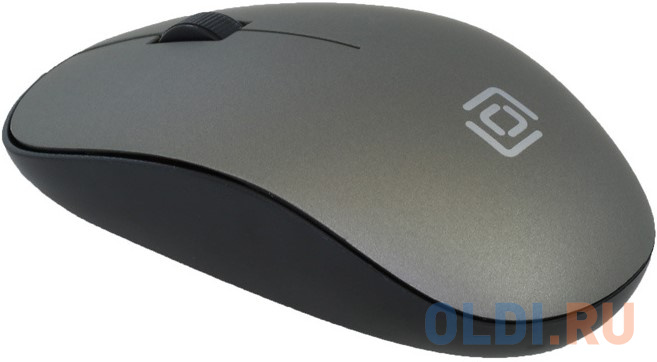 Мышь беспроводная Oklick 515MW чёрный серый USB + радиоканал фото