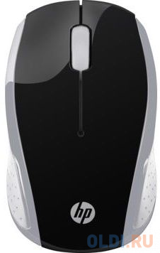 

Мышь беспроводная HP 200 Pk чёрный серебристый USB + Bluetooth 2HU84AA