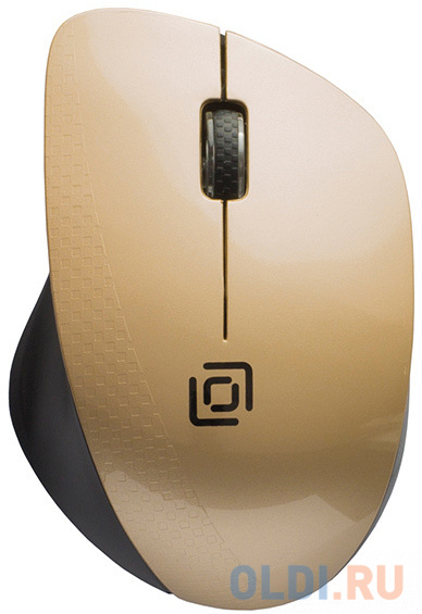 

Мышь Oklick 695MW черный/золотистый оптическая (1000dpi) беспроводная USB (3but)