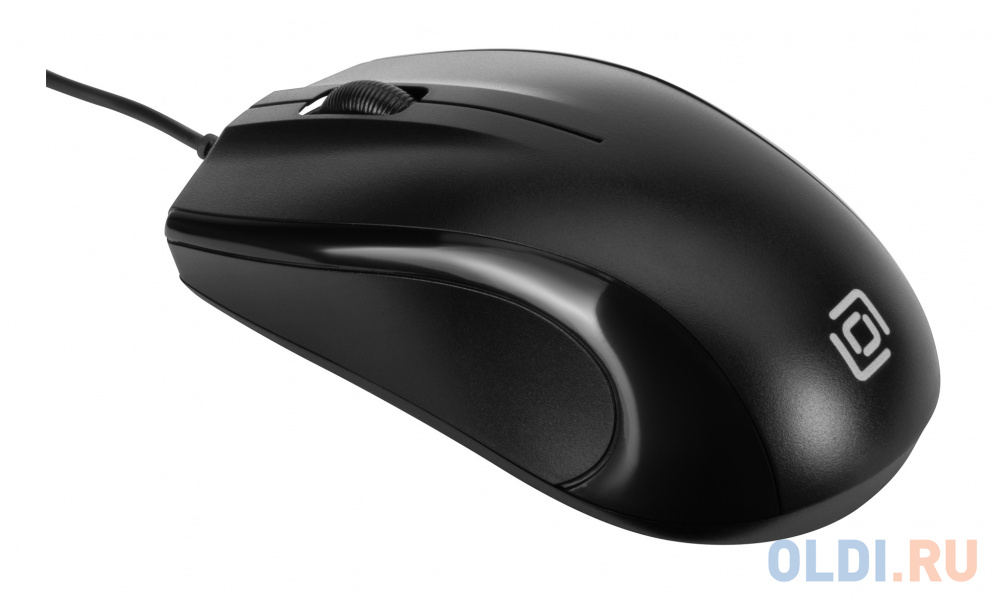 Мышь проводная Oklick 185V2 чёрный USB фото