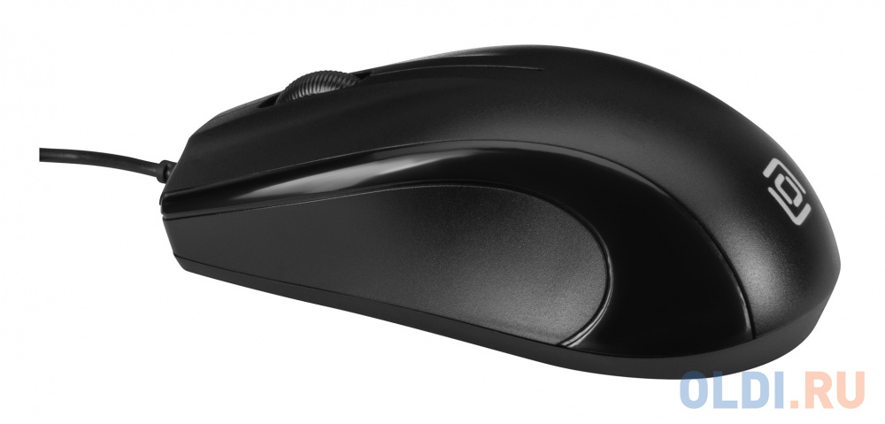 Мышь проводная Oklick 185V2 чёрный USB фото