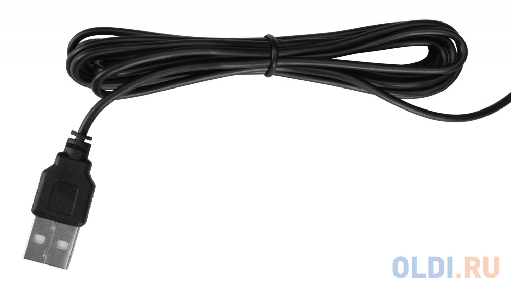 Мышь проводная Oklick 185V2 чёрный USB фото
