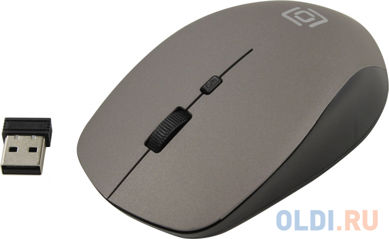 

Мышь беспроводная Oklick 565MW matt чёрный серый USB