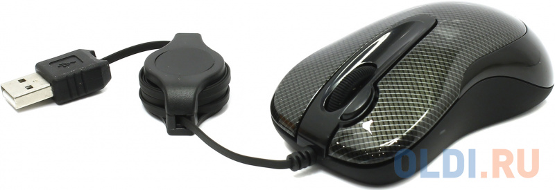 

Мышь проводная A4TECH N-60F-2 Carbon чёрный USB