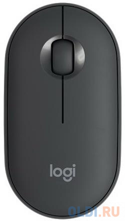 Мышь беспроводная Logitech Pebble M350 чёрный USB + Bluetooth 910-005718