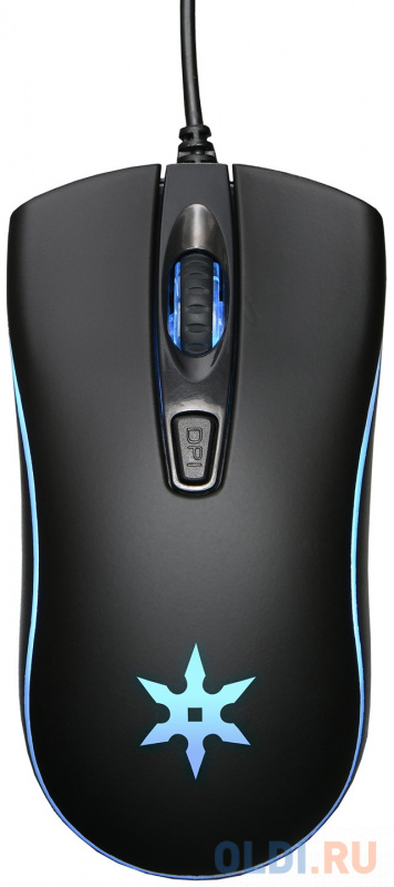 Мышь проводная Oklick 704G TOKUGAWA чёрный USB фото
