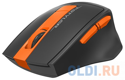 Мышь беспроводная A4TECH Fstyler FG30S оранжевый серый USB фото