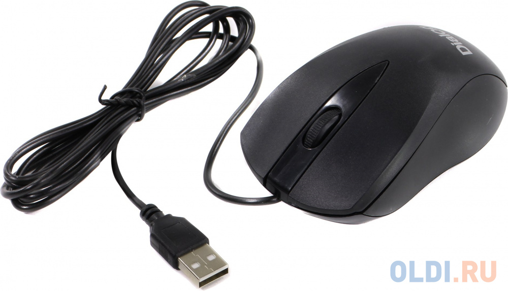 Мышь проводная Dialog MOC-15U чёрный USB фото