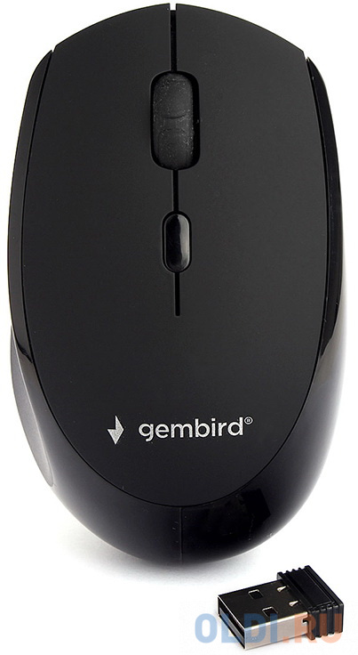 Мышь беспроводная Gembird MUSW-354 чёрный USB cbr сетевой фильтр csf 2505 3 0 cb 5 евророзеток длина кабеля 3 метра чёрный коробка